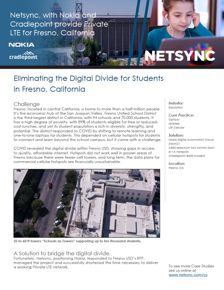 Eliminating the digital divide for students in Fresno, California