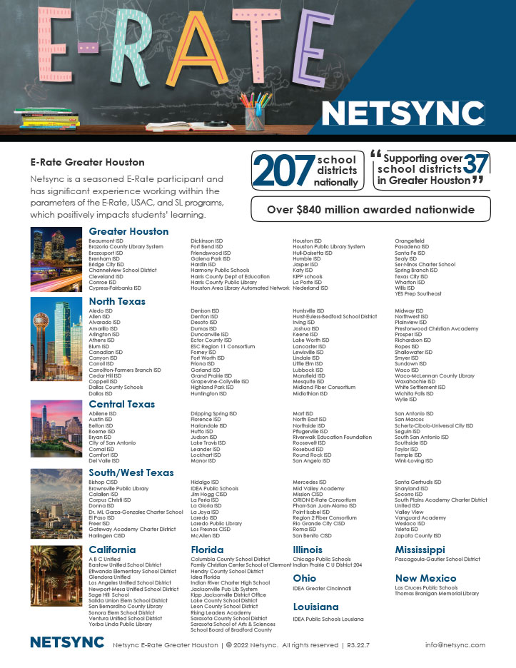Netsync E-Rate Customers