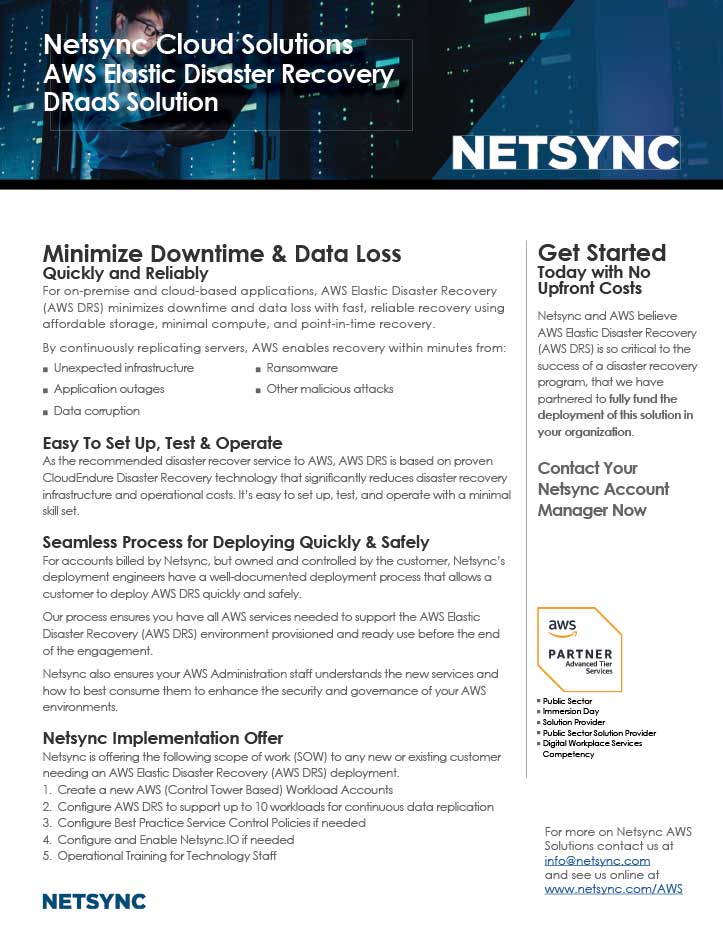 Elastic Disaster Recovery
