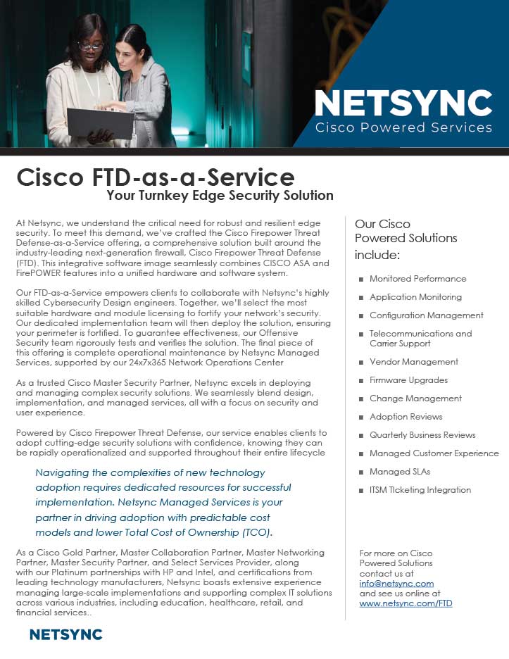 FTD-as-a-Service FTD-as-a-Service